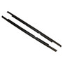 Crown Automotive 5074652K Rear Outer Door Glass Weatherstrip Set for 2007-2017 Jeep MK Compass - Black Rubber