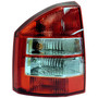 Crown Automotive 5303879AD Left Tail Lamp Assembly for 2007-2010 Jeep MK Compass - Clear, Red Plastic, Sold Individually