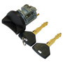 Crown Automotive 5003845K Coded Ignition Lock Cylinder w/ 2 Keys for Jeep 97-99 WJ, ZJ, ZG Grand Cherokee - Black Aluminum, Plastic, Steel