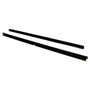 Crown Automotive 55135899K Left Front Door Glass Weatherstrip Set for 1999-2004 Jeep WJ Grand Cherokee - Black Rubber