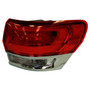 Crown Automotive 68110016AD Right Tail Lamp Assembly w/ Chrome Bezel for 2014-2018 Jeep WK Grand Cherokee - Multi Colors Plastic