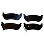 Crown Automotive 5083882TI Rear Brake Pad Set for 2003-2007 Jeep KJ Liberty - Black Ceramic