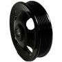 Crown Automotive 68032253AB Power Steering Pump Pulley for 2011-2015 Jeep WK Grand Cherokee w/ 5.7L, 6.4L Engines - Black Steel