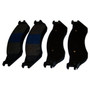 Crown Automotive 5018563AA Rear Brake Pad Set for 2001-2002 Dodge BE & BR Ram 1500, 2500 and 3500 Trucks, Includes Left and Right Brake Pads