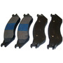Crown Automotive 5018563AA Brake Pad Set Rear Left & Right - Fits 2001-2002 Ram