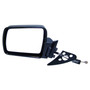 Crown Automotive 55034123 Left Manual, Remote, Manual Folding Mirror for 1984-1996 XJ, Cherokee, MJ Comanche, Chrome,; Black Finish