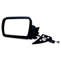 Crown Automotive 55034123 Left Manual, Remote, Manual Folding Mirror for 1984-1996 XJ, Cherokee, MJ Comanche, Chrome,; Black Finish