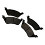 Crown Automotive 5071948AA Rear Brake Pad Set for 2001-2007 Chrysler, Dodge, & Plymouth RS Minivan - Black Semi-Metallic, Steel