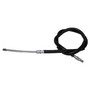 Crown Automotive 52003188 Rear Parking Brake Cable for Select 1987-1992 Jeep MJ Comanche, Left or Right - Black Plastic, Rubber, Steel