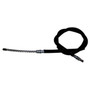 Crown Automotive 52003188 Rear Parking Brake Cable for Select 1987-1992 Jeep MJ Comanche, Left or Right - Black Plastic, Rubber, Steel