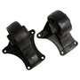 Crown Automotive 52059050K Engine Mount Set for 1999-2001 Jeep WJ Grand Cherokee w/ 3.1L Diesel Engine - Black Rubber, Steel
