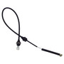 Crown Automotive J0999923 Throttle Cable for 1972-1975 Jeep CJ-5, CJ-6 w/ 3.8L or 4.2L Engine, 27-3/4" Long - Black Plastic, Rubber, Steel