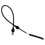 Crown Automotive J0999923 Throttle Cable for 1972-1975 Jeep CJ-5, CJ-6 w/ 3.8L or 4.2L Engine, 27-3/4" Long - Black Plastic, Rubber, Steel
