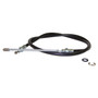 Crown Automotive 52000865 Left or Right Rear Parking Brake Cable for 1986 Jeep MJ Comanche - Black Plastic, Rubber, Steel