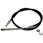 Crown Automotive 52000865 Left or Right Rear Parking Brake Cable for 1986 Jeep MJ Comanche - Black Plastic, Rubber, Steel
