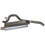 Crown Automotive 52019138 Muffler & Tailpipe for 1994-1995 Jeep XJ Cherokee w/ 2.5L, 4.0L Engines - Steel