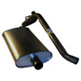 Crown Automotive 52019138 Muffler & Tailpipe for 1994-1995 Jeep XJ Cherokee w/ 2.5L, 4.0L Engines - Steel