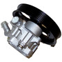 Crown Automotive 52059899AE Power Steering Pump for 2007-2011 Jeep JK Wrangler, Includes Pulley - Black, Silver Metal, Sold Individually