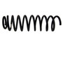 Crown Automotive 52088104 Front Coil Spring for 1993-1998 ZJ Grand Cherokee, Left or Right, Tagged GK, ZGK, ZVK - Black Metal