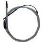 Crown Automotive 52003190 Front Parking Brake Cable for 1987-1992 Jeep MJ Comanche w/ 7' Bed, 109" Long - Black Plastic, Rubber, Steel