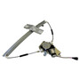 Crown Automotive 68059645AA Left Front Window Regulator 2/25/2002-2006 KJ Liberty, Motor Included - Black, Silver Metal, Plastic