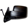 Crown Automotive 5155463AG Left Power, Heated, Manual Folding Mirror for 2007-2015 Jeep MK Patriot; Black Textured Finish