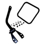 Crown Automotive 5455301K Left Black Arm & Mirror Kit for 1955-1983 CJ-5, 1955-1975 CJ-6, 1976-1986 CJ-7, 1981-1986 CJ-8, & 1987-1995 YJ
