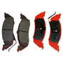 Crown Automotive 4797400TI Front Brake Pad Set for 1994-1998 Dodge Dakota, Left & Right - Black, Red Ceramic, Sold Individually