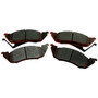 Crown Automotive 4797400TI Front Brake Pad Set for 1994-1998 Dodge Dakota, Left & Right - Black, Red Ceramic, Sold Individually