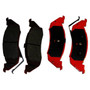 Crown Automotive 4797400TI Front Brake Pad Set for 1994-1998 Dodge Dakota, Left & Right - Black, Red Ceramic, Sold Individually