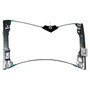 Crown Automotive 68079287AA Left Front Window Regulator for 2011-2022 WK2 Grand Cherokee - Black, Unpainted Metal, Plastic