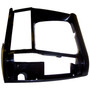 Crown Automotive 55054931 Left Headlight Bezel for 91-96 XJ Cherokee & 91-92 MJ Comanche, Flat Black - Black Plastic, Sold Individually
