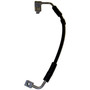 Crown Automotive 52060045AE Left Front Brake Hose for 2007-2010 Jeep JK Wrangler - Black, Silver Metal, Rubber, Sold Individually