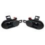 Crown Automotive 55395406K Front or Rear Inside Door Handle Set for 2007-2008 Jeep JK Wrangler - Black Plastic