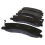 Crown Automotive 5093183AD Front Brake Pad Set for 1999-2004 Jeep WJ, WG Grand Cherokee w/ Akebono Calipers - Gray Semi-Metallic