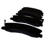 Crown Automotive 5093183AD Front Brake Pad Set for 1999-2004 Jeep WJ, WG Grand Cherokee w/ Akebono Calipers - Gray Semi-Metallic