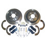 Crown Automotive 52128411K Rear Disc Brake Service Kit 2003-2006 TJ Wrangler w/ Rear Disc Brakes and 2003-2007 KJ Liberty, Includes Pads