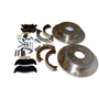 Crown Automotive 52128411K Rear Disc Brake Service Kit 2003-2006 TJ Wrangler w/ Rear Disc Brakes and 2003-2007 KJ Liberty, Includes Pads