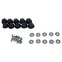 Crown Automotive 5AGRRKIT Rear Fender Flare Hardware Kit for 1984-1994 Jeep XJ Cherokee, Includes 10 push-on nuts, 10 nuts, and 4 screws