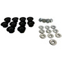 Crown Automotive 5AGRRKIT Rear Fender Flare Hardware Kit for 1984-1994 Jeep XJ Cherokee, Includes 10 push-on nuts, 10 nuts, and 4 screws
