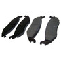Crown Automotive 5080563AC Rear Brake Pad Set for Select 2002-2005, 2009-2024 Dodge Ram 1500, 2004-2009 Durango and 2007-2009 Chrysler Aspen