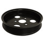 Crown Automotive 53034094AA Power Steering Pump Pulley for 2007-2018 Jeep JK Wrangler w/ 2.8L Diesel Engine - Black Steel
