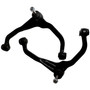 Crown Automotive 52125112K Front Upper Control Arm Set for 2008-2012 Jeep KK Liberty - Black Rubber, Steel
