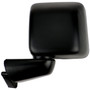 Crown Automotive 68281891AE Left Power, Heated, Manual Folding Mirror for 18+ Jeep JL Wrangler & JT Gladiator; Black Textured Finish