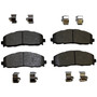 Crown Automotive 68409860AA Front Brake Pad Set for 2018-2020 Jeep JL Wrangler w/ .95" Thick Front Brake Rotors, Includes Brake Pad Springs