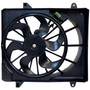 Crown Automotive 68033228AA Cooling Fan Assembly for 2008-2012 Jeep KK Liberty w/ 3.7L Engine - Black Metal, Plastic, Sold Individually