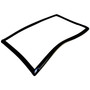Crown Automotive 55007128AB Rear Right Quarter Panel Window Seal for 1984-1996 Jeep XJ Cherokee w/ 4 Doors - Black Rubber