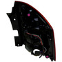 Crown Automotive 5182543AC Left Tail Lamp Assembly for 2011-2013 Jeep MK Compass, Includes Bulbs & Wiring Harness - Multi Colors Plastic