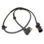Crown Automotive 56041317AC Front Left Wheel Speed Sensor for Jeep 1999-2004 WJ, WG Grand Cherokee - Black Plastic, Rubber
