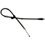 Crown Automotive 52128119AC Left Rear Parking Brake Cable 1999-2004 Jeep WJ Grand Cherokee - Black, Unpainted Plastic, Rubber, Steel